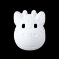 thumbnail image 1 of TINZ Bricolage Pâte Blanc Visage Complet Demi-Visage Peint à la Main Vierge, 1 of 3