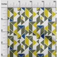 thumbnail image 1 of oneOone Cotton Poplin Fabric Parallelogram & Triangle Geometric Print Fabric By Yard 56 Inch Wide, 1 of 1