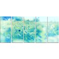 thumbnail image 2 of Fleurs Nature Montagne Bleu Clair - Impression sur Toile Florale, 2 of 3