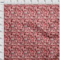 thumbnail image 4 of oneOone Cotton Cambric Pink Fabric Abstract Craft Projects Decor Fabric Printed By The Yard 42 Inch Wide, 4 of 4