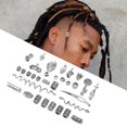 thumbnail image 3 of Perles de Tube de Cheveux, Dreadlocks Portables Uniques Bobine de Cheveux pour Mariage, 3 of 8