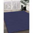 thumbnail image 3 of Ahgly Company Machine Washable Indoor Round Transitional Deep Periwinkle Purple Area Rugs, 7' Round, 3 of 7