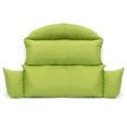 thumbnail image 3 of LeisureMod All Weather 2 Person Outdoor Hanging Egg Chair Cushion, Lime, 3 of 6