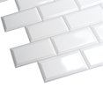 thumbnail image 4 of Panneau Mural 3D en Faux Carreaux PVC Blanc Perle de Dundee Deco, 3,2 Pi X 1,6 Pi, Revêtement Mural de Design Intérieur pour Application Commerciale et Résidentielle, 5 Pi2 Chacun, 4 of 5