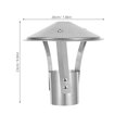 thumbnail image 2 of NUOLUX Traditional Stove Pipe Cap Stainless Steel Chimney Rain Cover with Umbrella Shape Design, 2 of 8