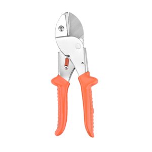 1Pc Pruning Shears Twigs Pruning Tool with Safety Buckle Gardening Tool (Orange)