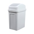 thumbnail image 2 of Chmadoxn Household Garbage Cans Living Room Kitchen Seam Thickened Shaking Lid Press Large Capacity Plastic Cream Wind With Lid Garbage Cans garbage bin, 2 of 3