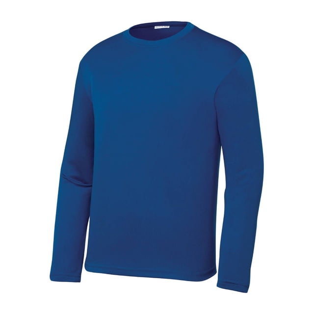 Gravity Threads Youth Long-Sleeve Moisture WickenIng Shirt - True Royal - Large