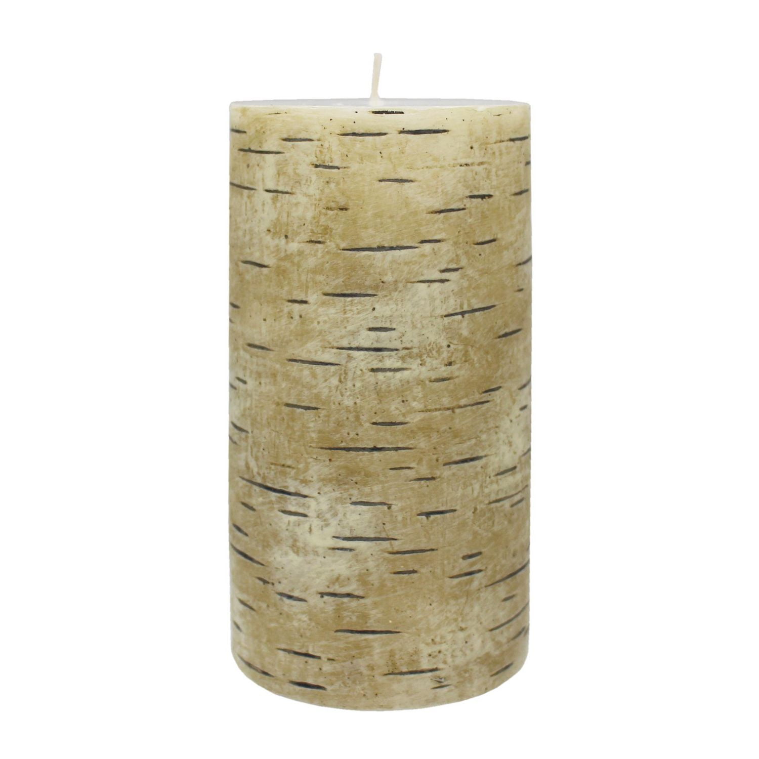 6" Bougie pilier de bouleau