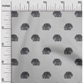 thumbnail image 1 of oneOone Organic Cotton Voile Fabric Elephant Block Print Fabric BTY 42 Inch Wide, 1 of 4