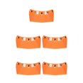 thumbnail image 3 of Transemion for Visor Peak 5-Snap Open Face Spare Parts Replaces Orange Type A 5Set, 3 of 6