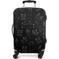 thumbnail image 2 of Travel Luggage Cover Suitcase Protector Fits 18-32 Inch Luggage Wheel Covers Patterned Travel Related Items Flower Luggage Protector Elastic Luggage Anti-scratch Suitcase Cover L, 2 of 5