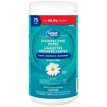 Great Value Disinfecting Wipes Fresh Scent