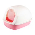 thumbnail image 4 of GROWTH TANK Enclosed Cat Litter Box Open Top with Front Door Flap Easy Cleaning Anti Pink, 4 of 9