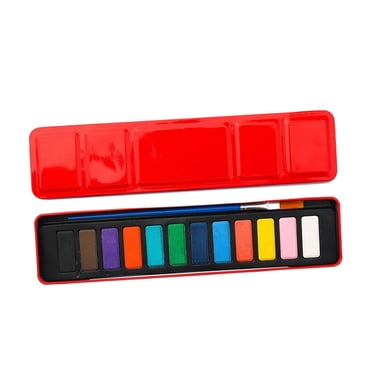 jifeng Watercolor Paint Professional Kids Adults Portable Travel Solid Watercolor Paint 12 Colors