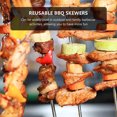 thumbnail image 4 of MasteelfCA 20 Pcs Brochettes en Acier Inoxydable Brochettes de Viande pour BBQ Brochettes de Cuisine pour Barbecue Bâtons de Barbecue Réutilisables, 4 of 8
