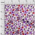 thumbnail image 1 of oneOone Cotton Jersey Amethyst Fabric Florals Fabric For Sewing Printed Craft Fabric By The Yard 58 Inch Wide, 1 of 4