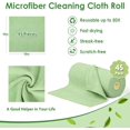 thumbnail image 4 of 45 Pack of Microfiber Towel Roll, Tear Away Microfiber Cleaning Cloth on a Roll Reusable Towels Washable Rags Absorbent for Car, House, Kitchen Dish Drying, 4 of 8