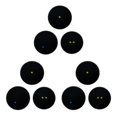 thumbnail image 3 of Transemion Multiple Models Available - Mixed Pack Squash Balls Tube Packing Blue Dot Training Squash Balls blue dot + single 3Set, 3 of 6