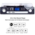 thumbnail image 2 of Digitnow Bluetooth Record Player with Stereo Speakers, Turntable for Vinyl to MP3 with Cassette , AM/FM Radio, USB/SD Encoding, 2 of 7