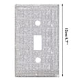 thumbnail image 3 of Shiny Rhinestones Wall Plate Light Cover Wall Plate Cover Light Cover Decorative Bling Light Cover for Home Ornaments, 3 of 7