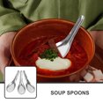 thumbnail image 4 of Raindrops 50pcs Stainless Steel Serving Spoon Mixing Utensils for Lovers, 4 of 5