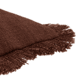thumbnail image 2 of Bouclair Brown Taha Decorative Pillow 19x19 in (48x48 cm), 2 of 10