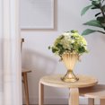 thumbnail image 4 of RUNROTOO 1Pcs Golden Trumpet Shape Iron Vase for Aisle Guide and Home Decoration, 4 of 6