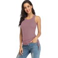 thumbnail image 1 of Beautyin Drawstring Camisole Stretchy Racerback Ribbed Tank Top for Women, 1 of 6
