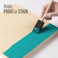 thumbnail image 2 of Plaid 4 Piece Foam Paint Brush Set - 1", 2 of 5