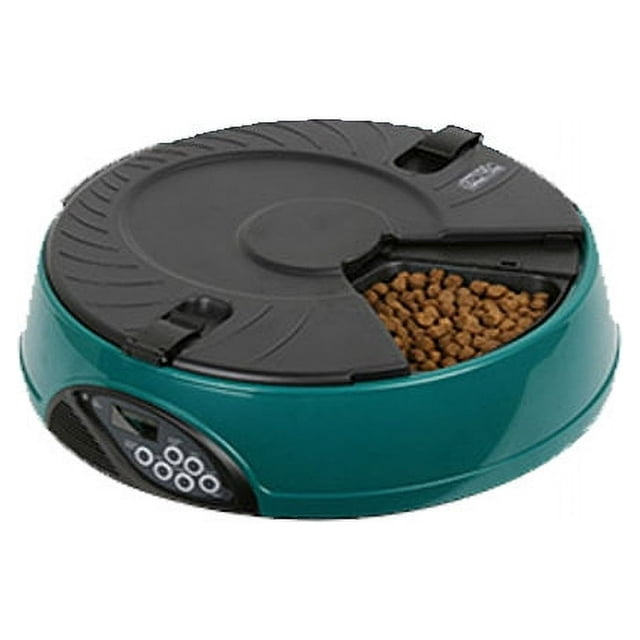 6 Repas Distributeur Automatique pour Animaux de Compagnie Minuterie et Quantification Machine Intelligente Bol de Nourriture pour Chat Bol pour Chien