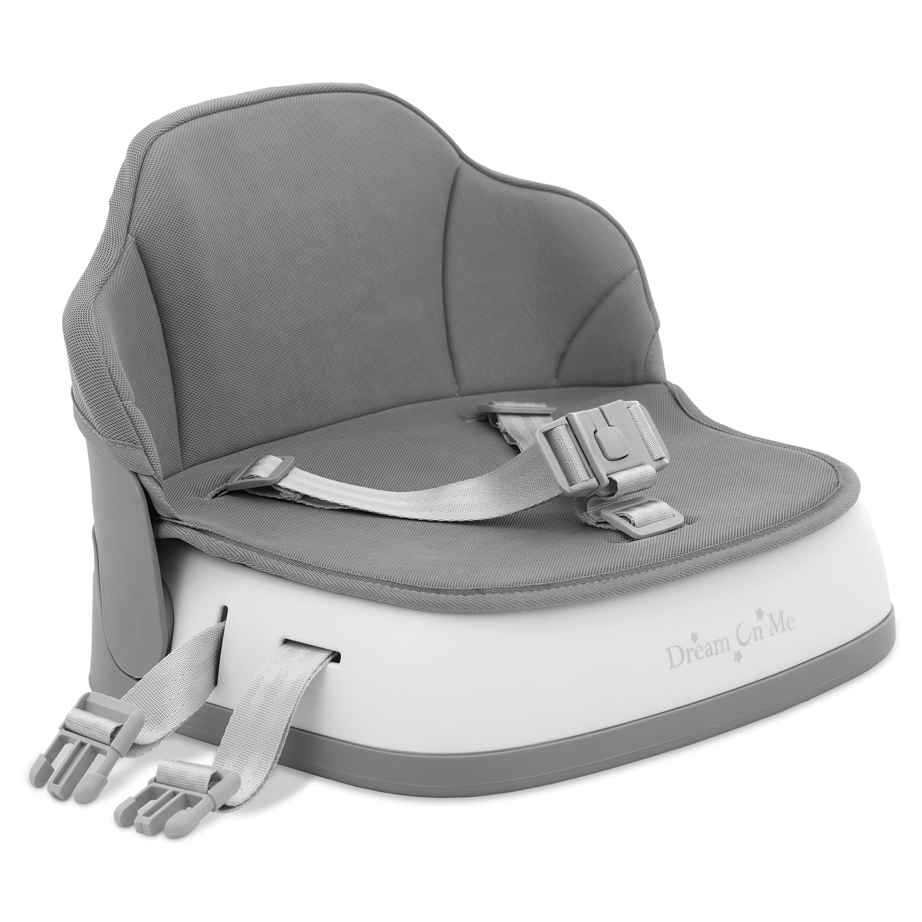 Dream On Me Cozy Pod Booster Seat with Removable Cover, Grey