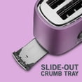 thumbnail image 3 of Sencor STS-6053VT 2-Slice Premium Metallic Toaster with Digital Button and Toaster Rack (Violet), 3 of 4