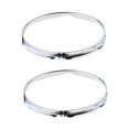 thumbnail image 4 of 1 Pair Snare Drum Hoop Ring Rim for Percussion Accessory Cast Instrument 12 Inch 6 Hole, 4 of 9