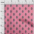 thumbnail image 1 of oneOone Viscose Jersey Fabric Leaves & Floral Block Decor Fabric Printed BTY 60 Inch Wide, 1 of 5