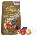 Lindt LINDOR Assorted Chocolate Truffles, 150-Gram Bag