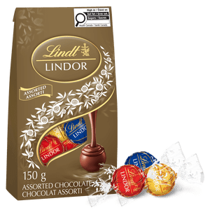 Lindt LINDOR Truffes de chocolat assorties, 150-Gram sac