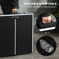 thumbnail image 4 of Soozier Mini Table de Tennis, Table de Ping-Pong Pliante en Aluminium, 4 of 9