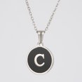 thumbnail image 1 of Colliers, Collier Lettre Coquille Mignonne pour Filles, Pendentifs Pièce pour Filles en Acier Inoxydable Colliers Initiale pour Femmes Bijoux Rond, 1 of 9