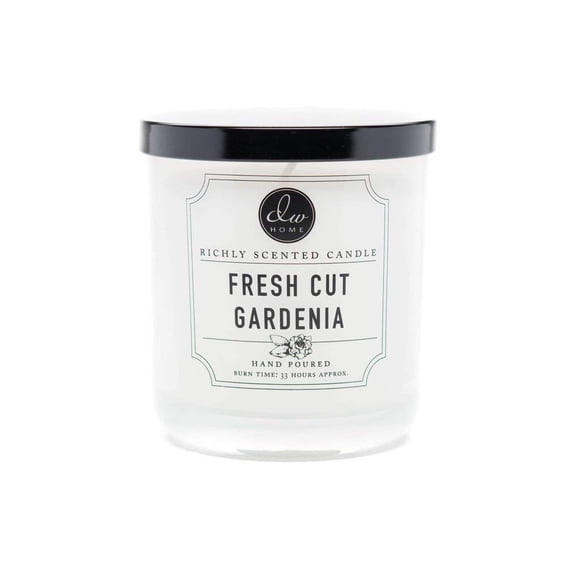 DW Home Medium Single Wick Candle, Fresh Cut Gardenia