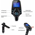 thumbnail image 4 of compatible FM Transmitter, Bluetooth FM Transmitter Radio Adapter Car Charger Cigarette Lighter freisprecheinrichtung Car Kit with 2 USB Charger Car Radio Wirele_Perfect Gift, 4 of 5