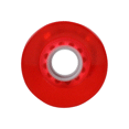 thumbnail image 2 of Blank Skateboard Wheels 59mm 82A Hi-Rebound Soft Cruiser Clear Red, 2 of 4