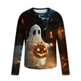 thumbnail image 4 of Pisexur Chandails en Molleton d'Halloween pour Hommes, Chandails en Molleton Graphiques Surdimensionnés, Manches Longues, Pull Décontracté, Col Rond, Grande Taille, S-6TG, 4 of 5