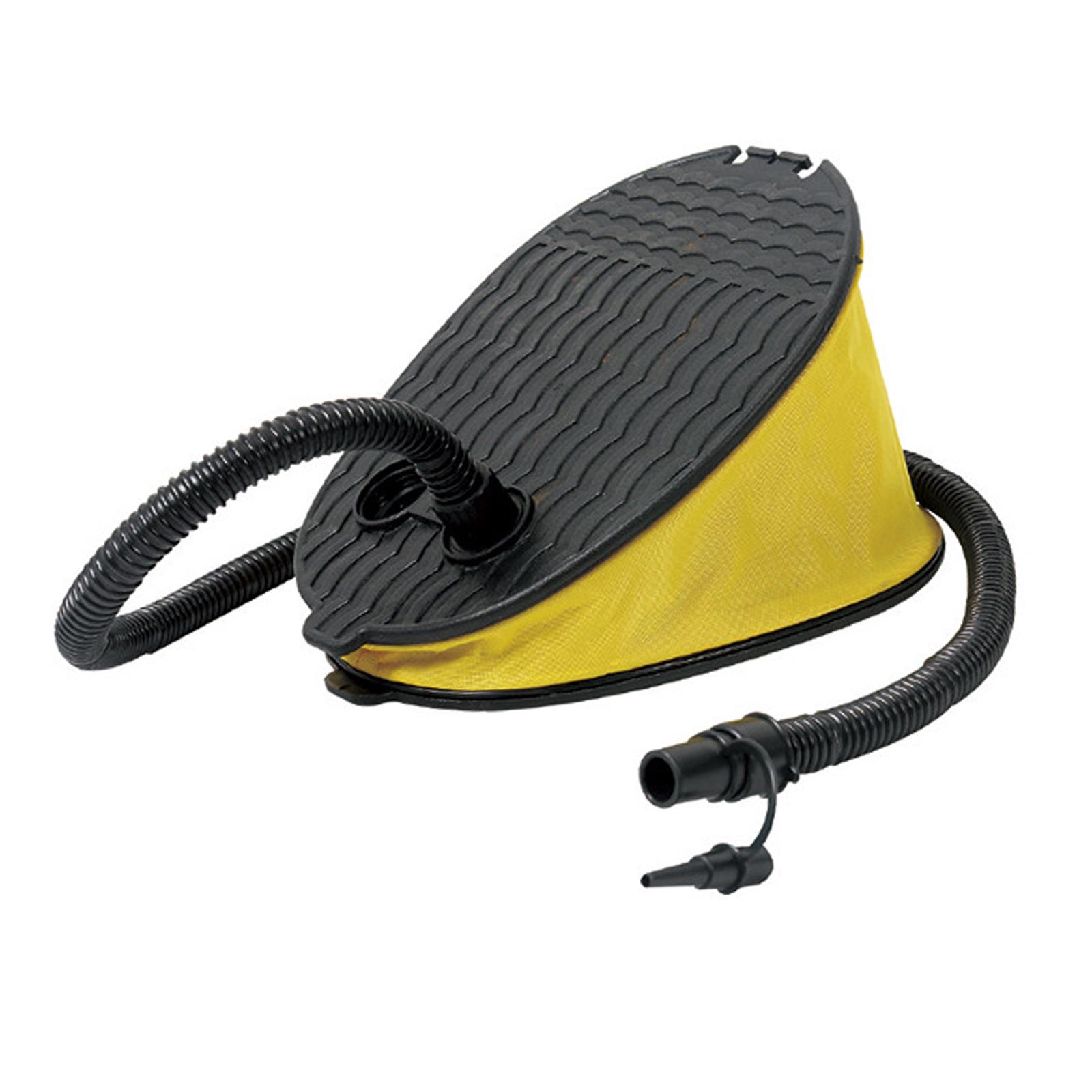 Foot Pump High Volume with Nozzle Lightweight Portable Inflator Air Pump for Inflatable Boat Water Floats Camping Beach Outdoor