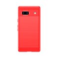 thumbnail image 1 of PANDACO Red Brushed Metal Case for Google Pixel 7a, 1 of 3