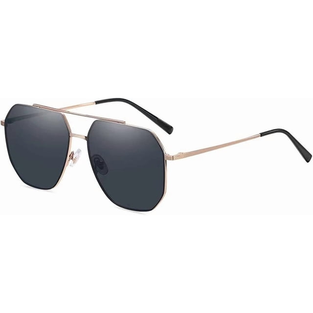 Polarized Male Driving Sunglasses Cycling Fishing Sunshade (Color : C, Size : Medium)