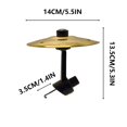 thumbnail image 4 of Zedker Car Cymbal Mini Drum Crash Cymbal For Car Vent Clearance, 4 of 6