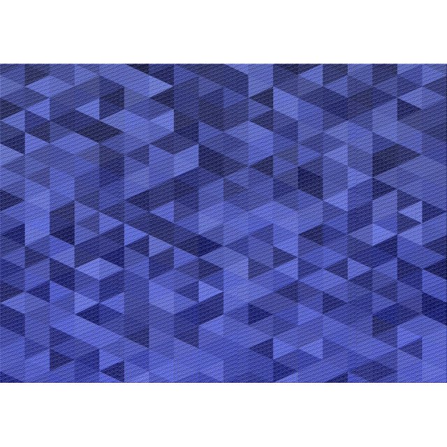 Ahgly Company Tapis d'Intérieur Rectangulaire Transitionnel Lavable à la Machine, Ruban Bleu Bleu, 4 Pieds x 6 Pieds