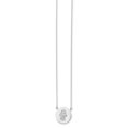 thumbnail image 2 of Sterling Silver Rhodium-plated Hamsa w/CZ w/2in ext. Necklace (Weight: 2.39 Grams, Length: 16 Inches), 2 of 3