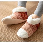 Winter Women Socks Christmas Socks Cozy Fuzzy Fleece Lined Warm Socks With Silicone Grippers Sports Socks Sock Pink
